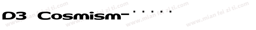 D3 Cosmism字体转换